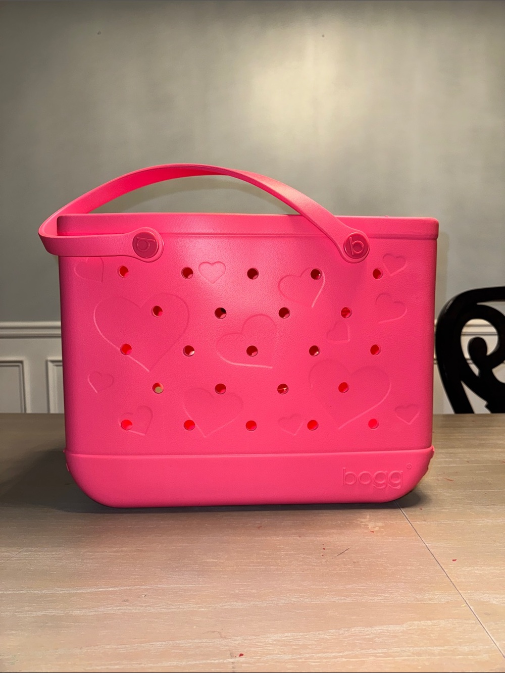 BOGG tote Bag large Heart Basket Tote - Pink